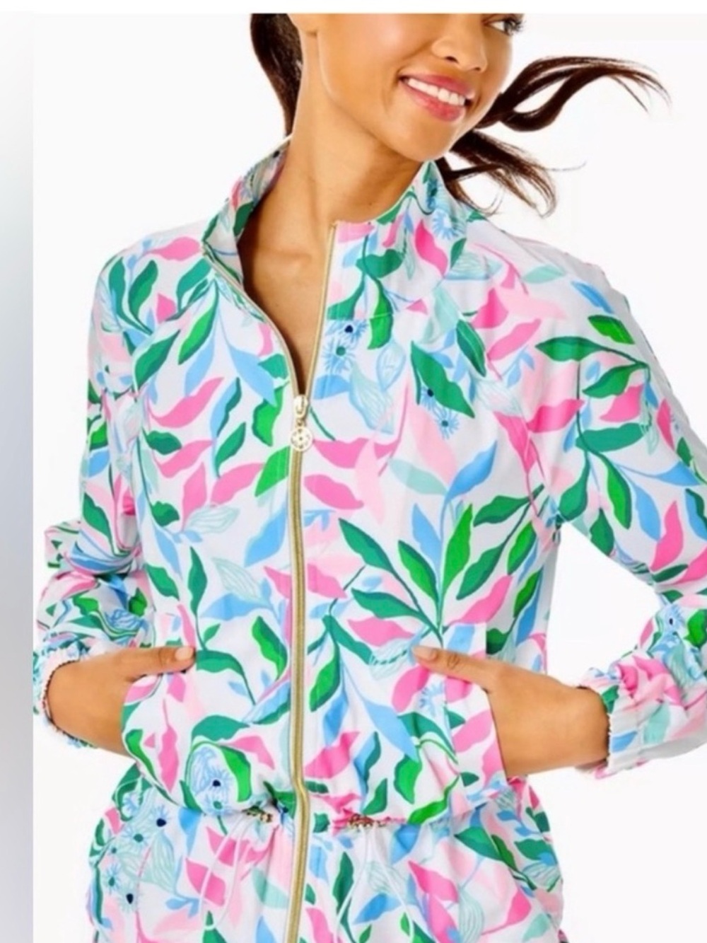 Lilly Pulitzer Islanna Luxletic Performance Jacket